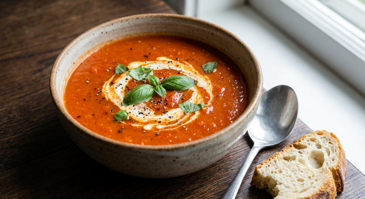 Tomaten-Paprika-Suppe