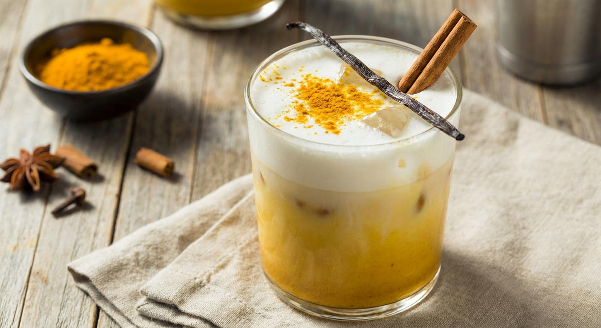 Iced Vanille Kurkuma Latte