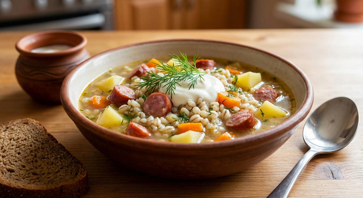Polnische Graupensuppe
