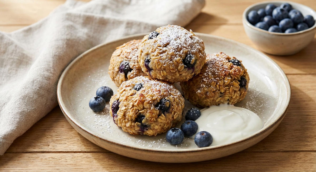 Hafer-Heidelbeer-Nocken