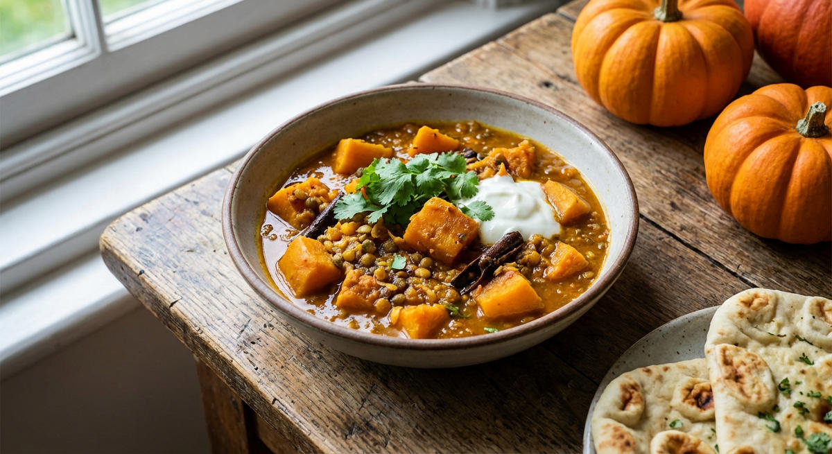 Indischer Kürbiseintopf