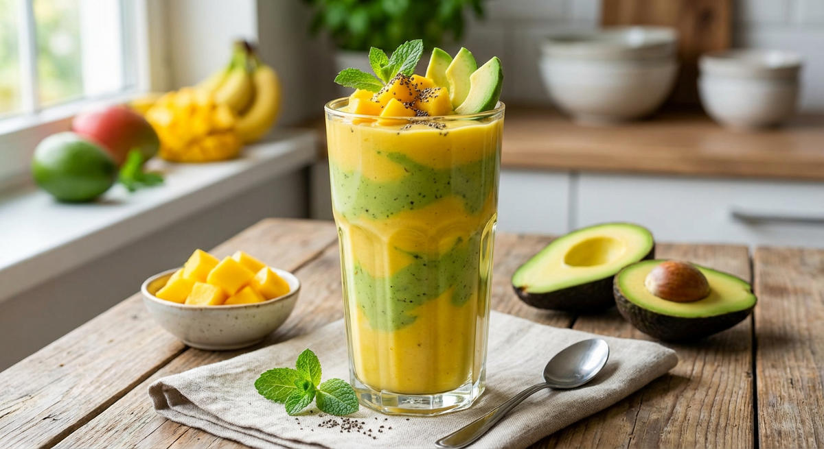 Mango-Avocado-Lassi