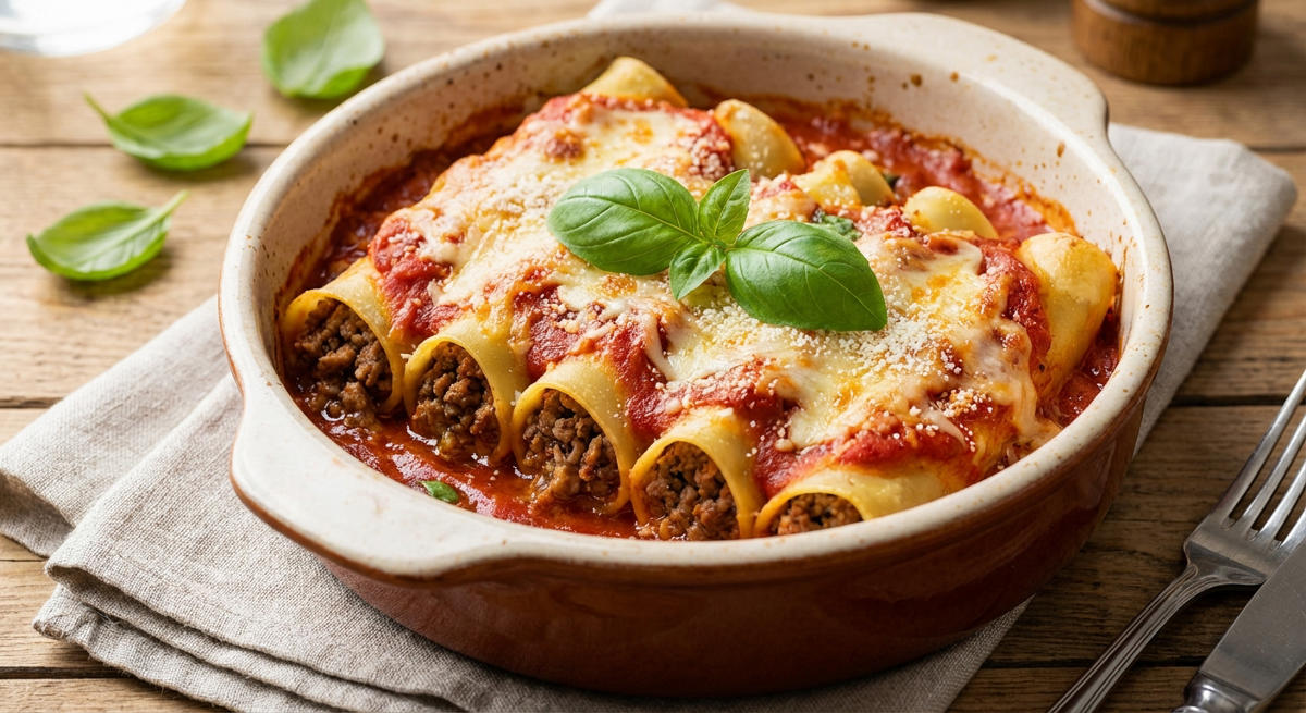 Cannelloni mit Hackfleisch