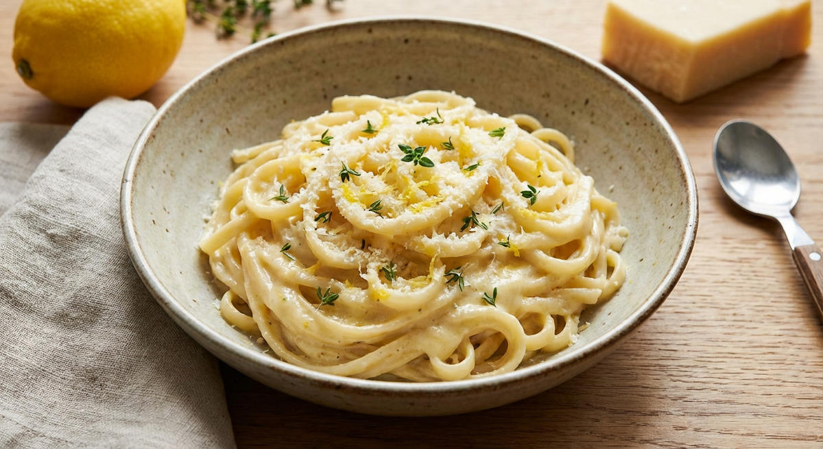 Cremige Lemon Parmesan Sauce