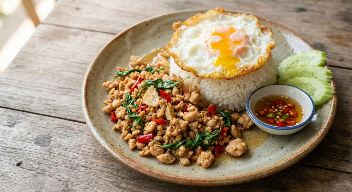 Pad Kra Pao – Thailändisches Stir-Fry