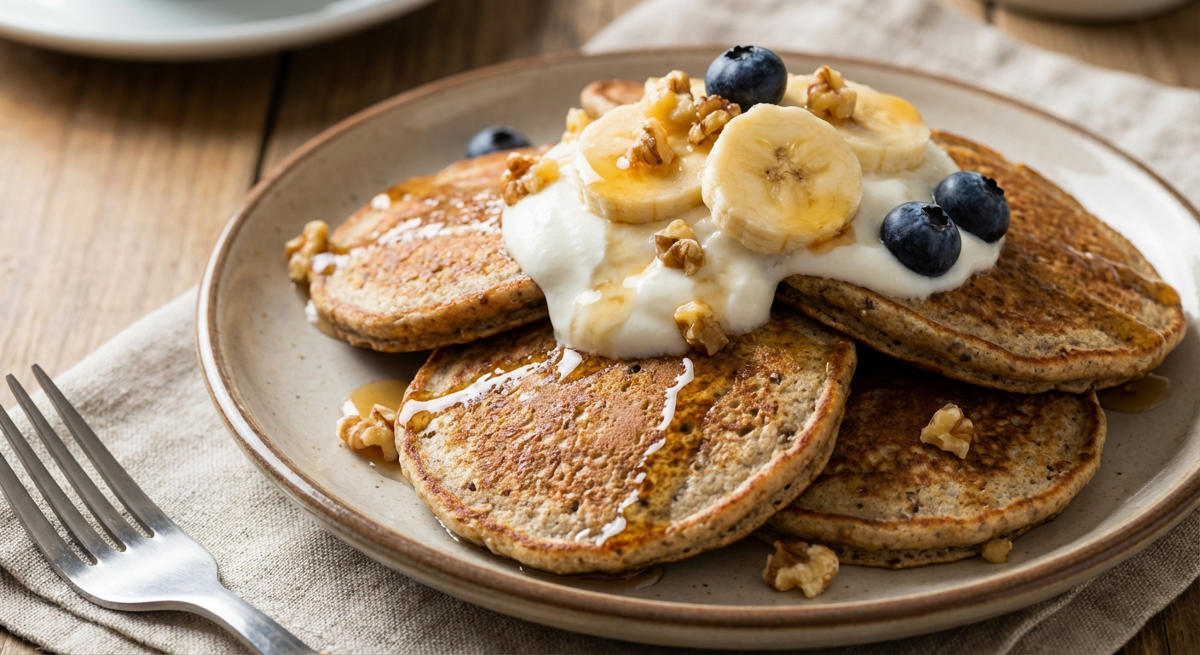 Buchweizen-Bananen-Küchlein