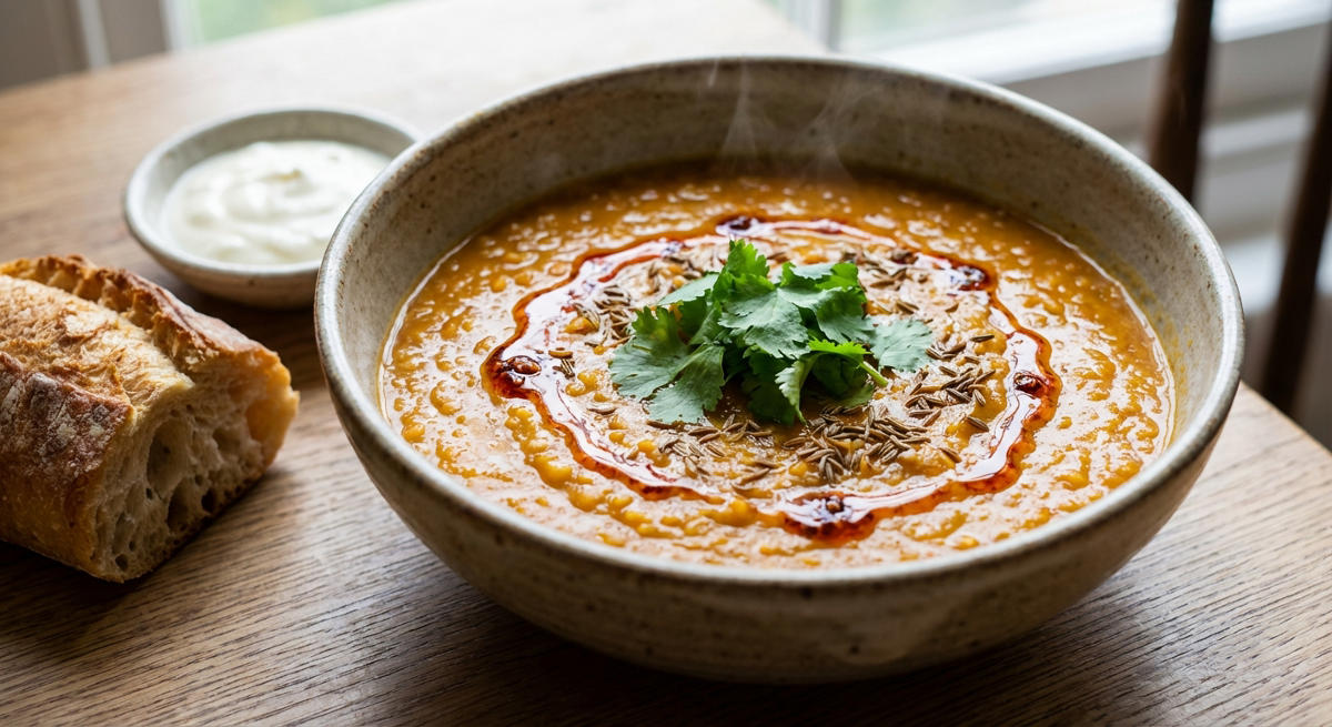 Rezept für Rote Linsensuppe