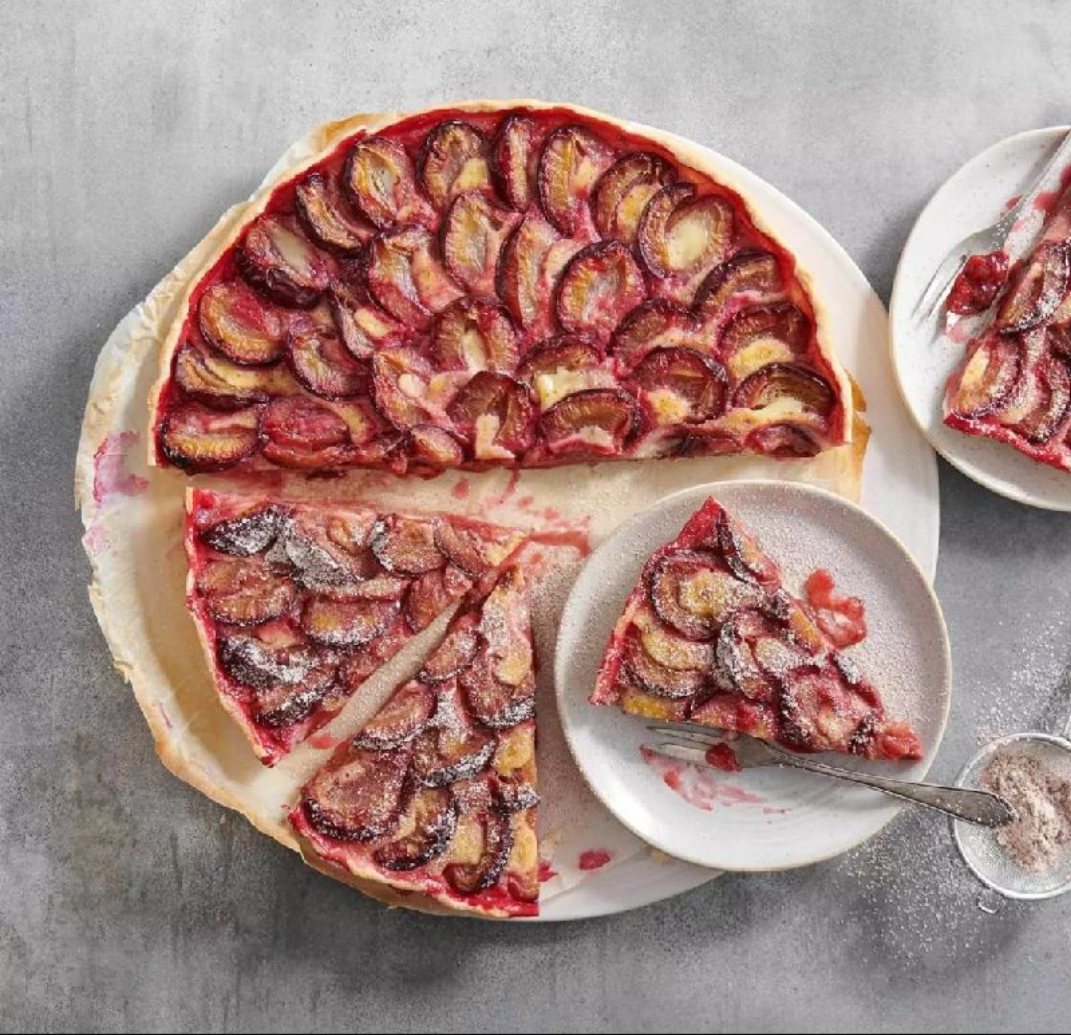 Zwetschgenwähe mit Zimt