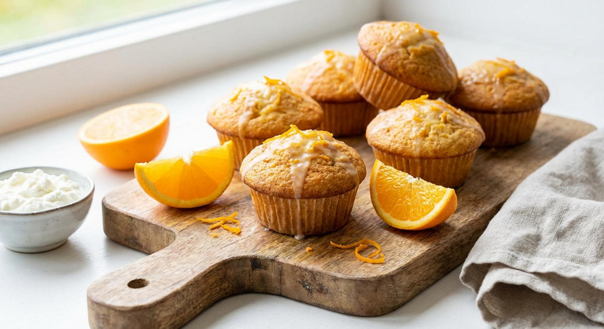 Orangen-Quark-Muffins