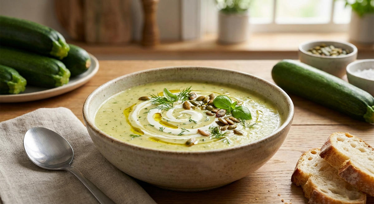 Zucchini-Creme-Suppe