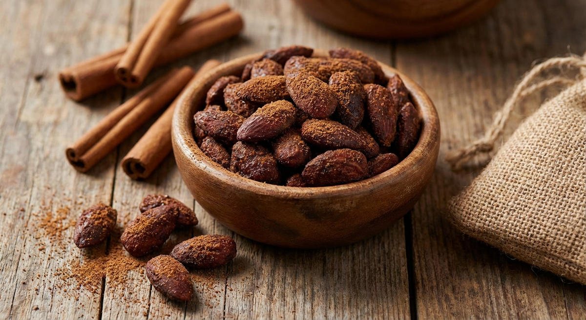 Gebrannte Mandeln mit Zimt