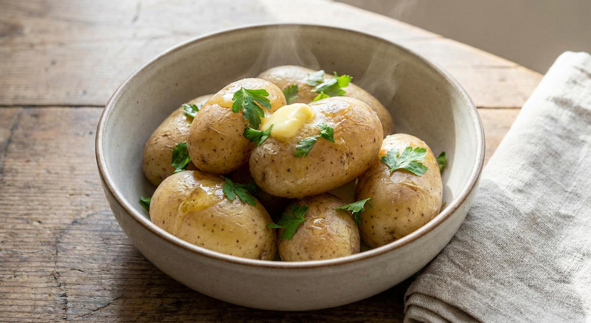 Gedämpfte Kartoffeln