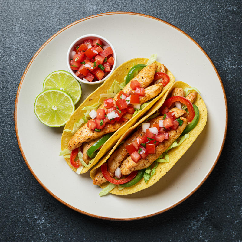 Chicken Fajitas mit Pico de Gallo