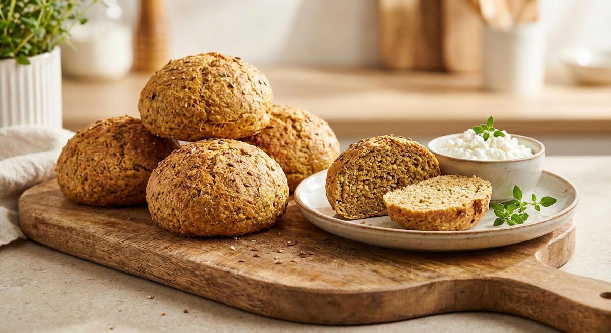 High Protein Brötchen ohne Mehl
