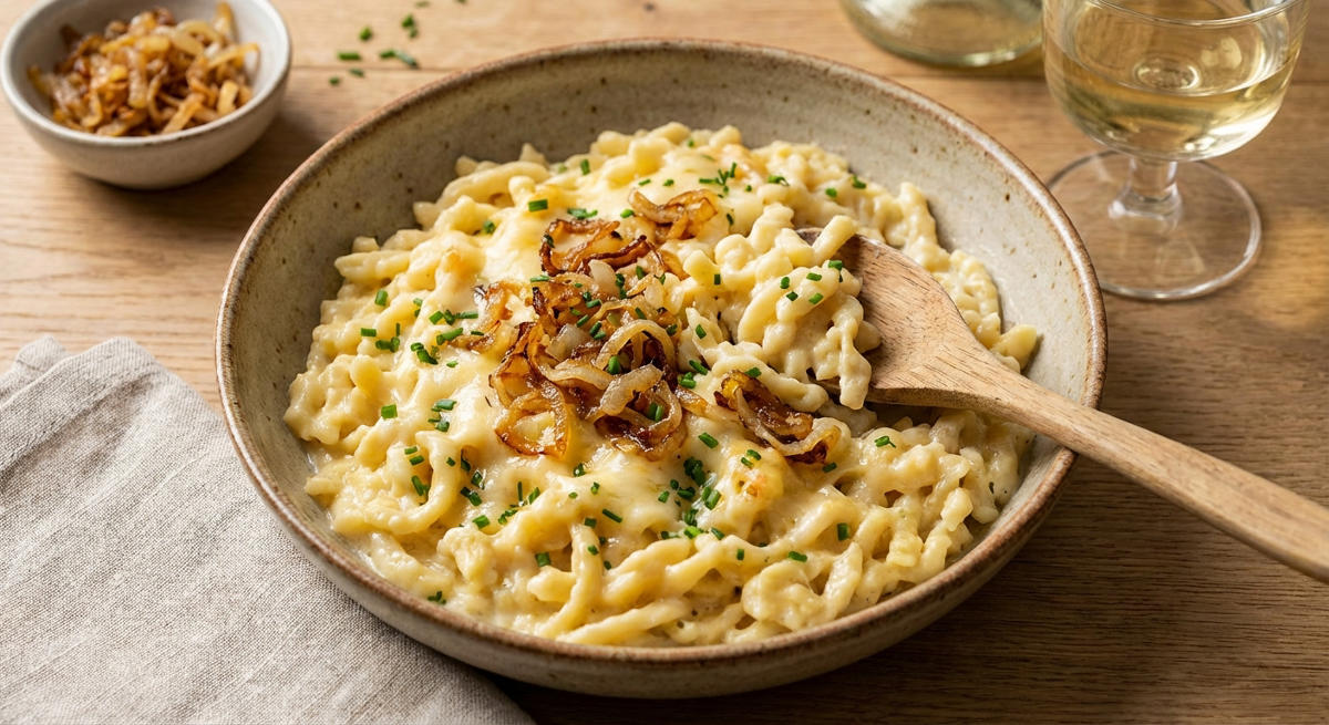 Cremige Käsespätzle