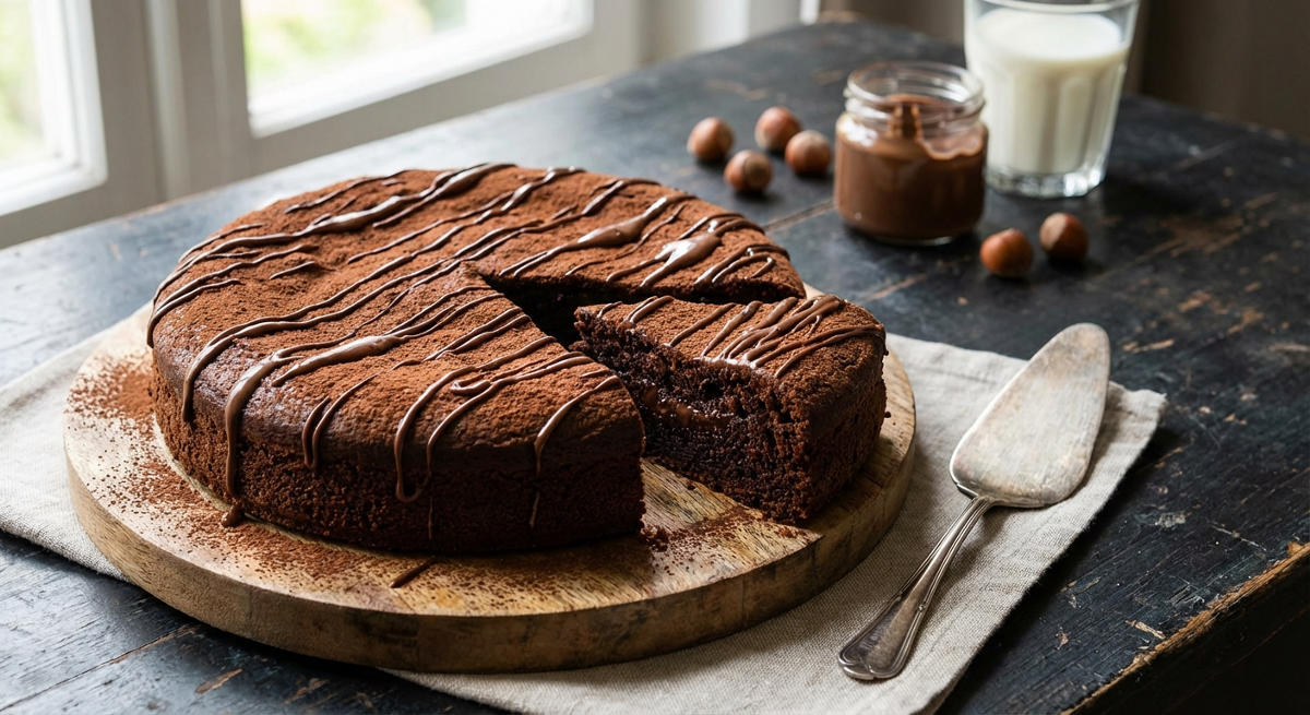 Schoko-Nutella-Kuchen