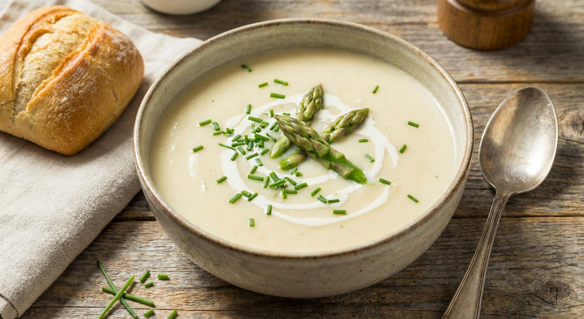 Klassische Spargelsuppe