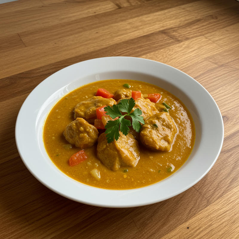 Einfaches Kichererbsen-Curry