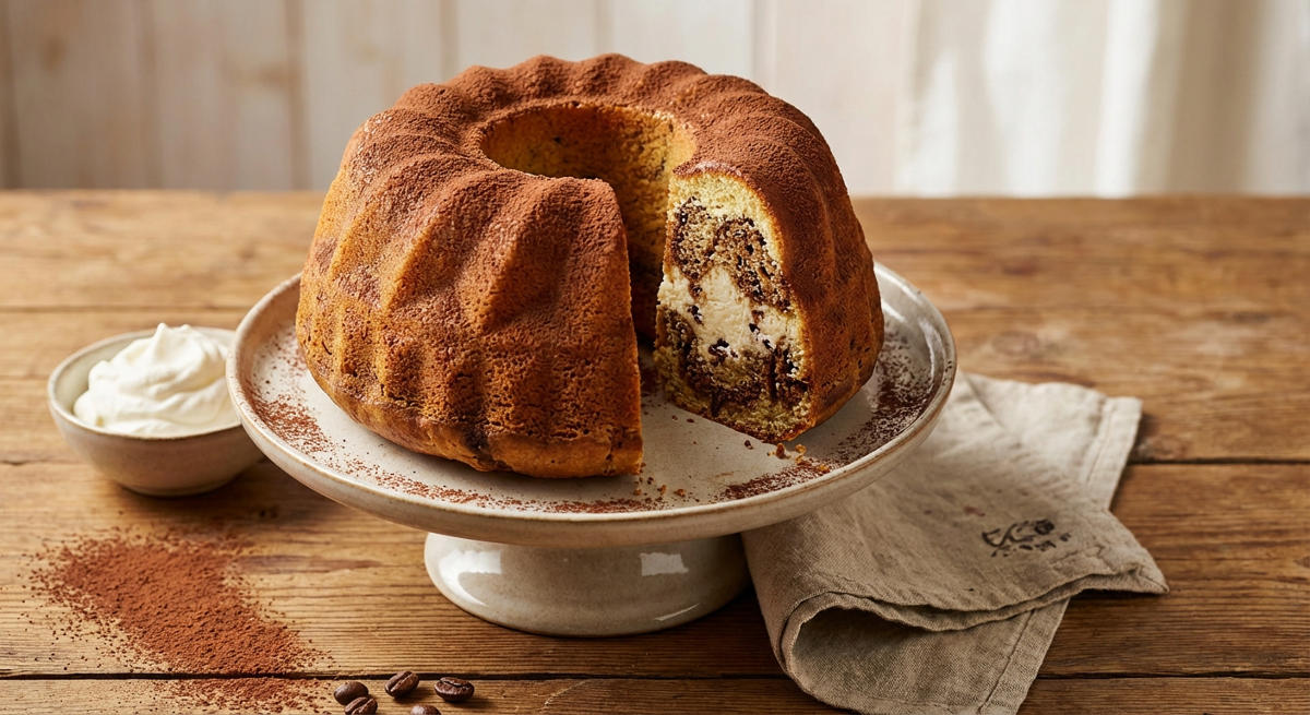 Gebackener Tiramisu-Gugelhupf