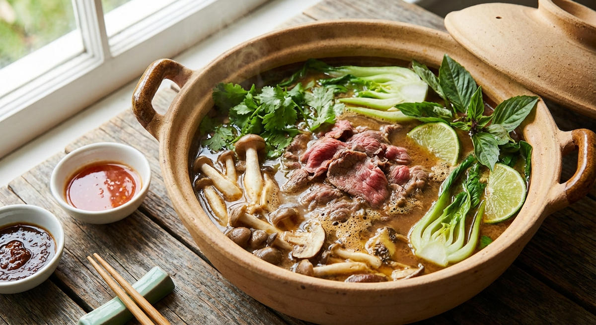 Aromatischer Thai-Sud / Hot Pot Sud