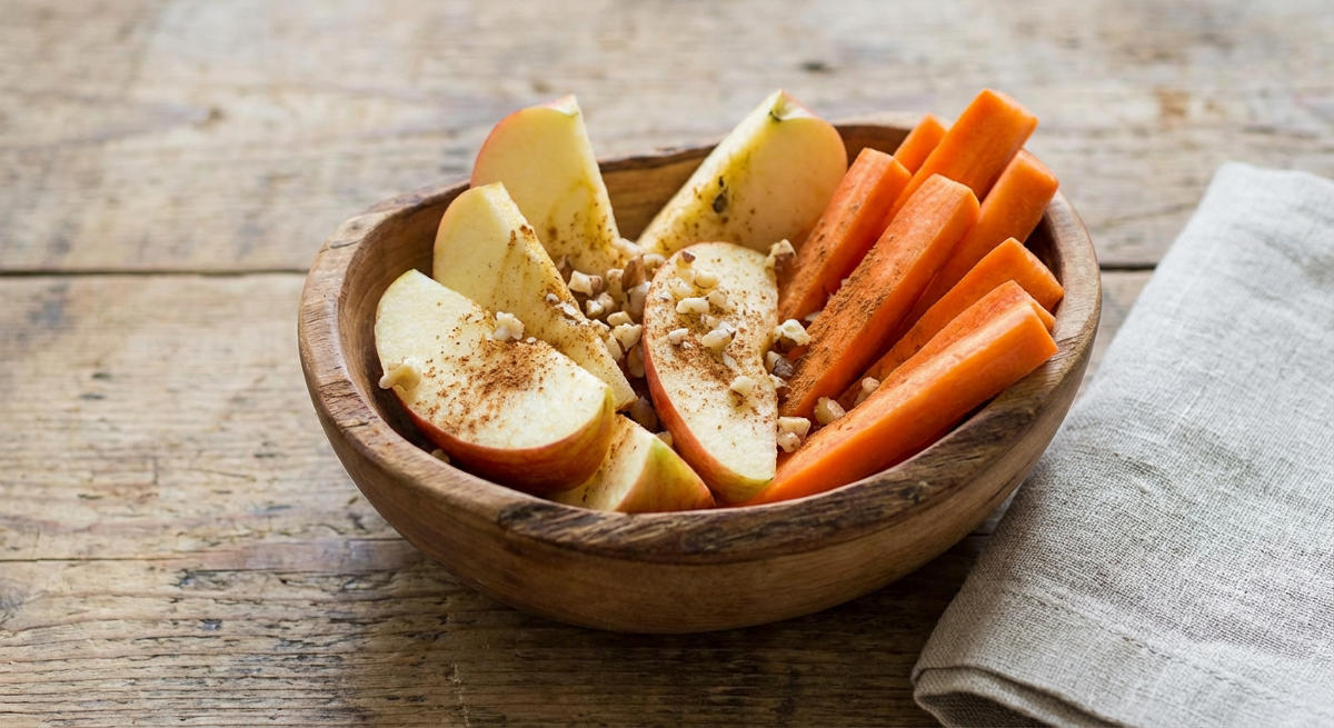 Apfel-Karotten-Snack