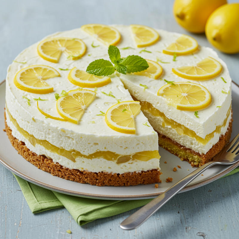 Torta allo Yogurt e Limone