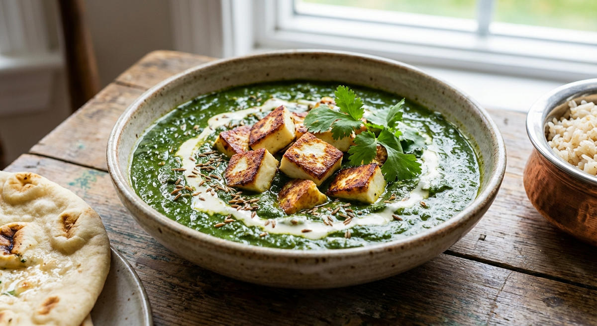 Palak Paneer - Indisches Spinat-Curry