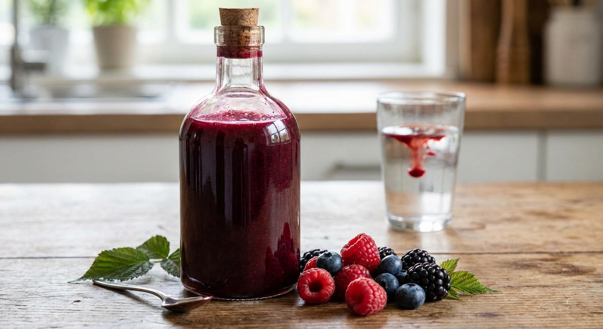 Sciroppo di Frutti di Bosco Senza Zucchero