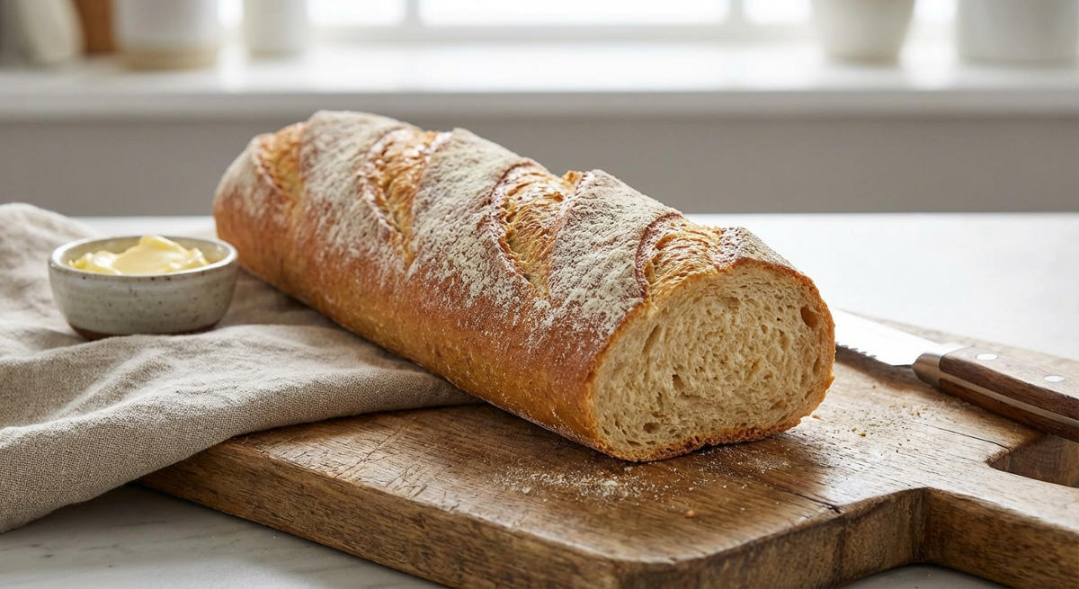 Weizen Dinkelbaguette