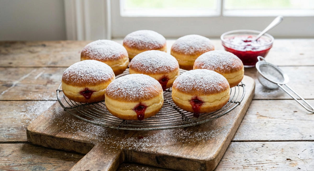 Berliner aus dem Backofen