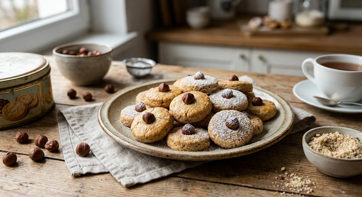 Haselnussplätzchen nach Helga Biebricher