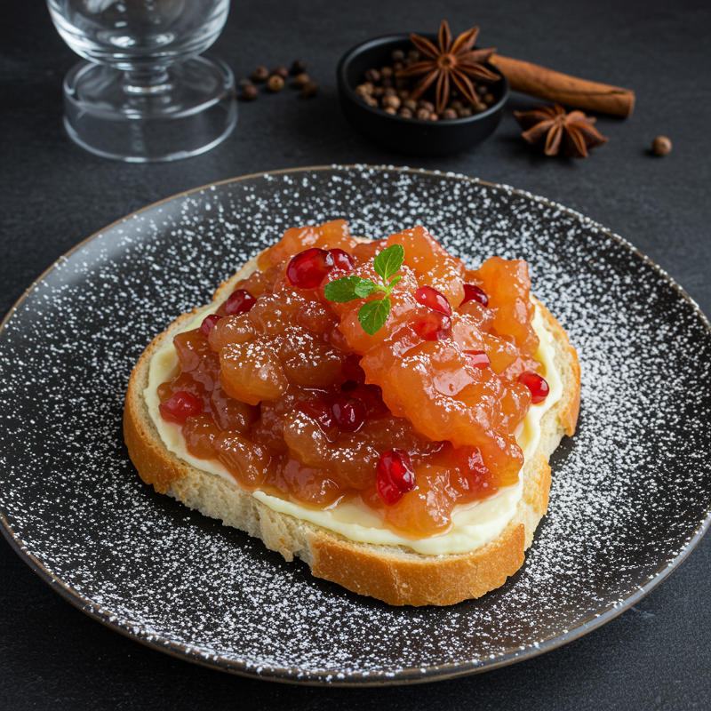 Winterliche Beerenmarmelade mit Gewürzen