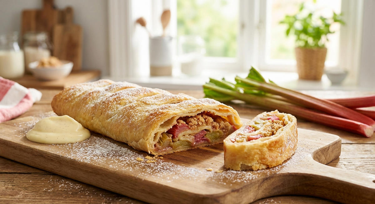 Rhabarber-Strudel
