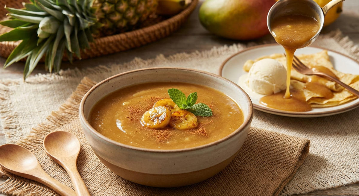 Exotische Bananensoße