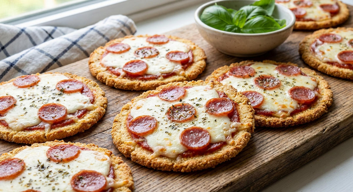 Keto Mini Salami Pizzen