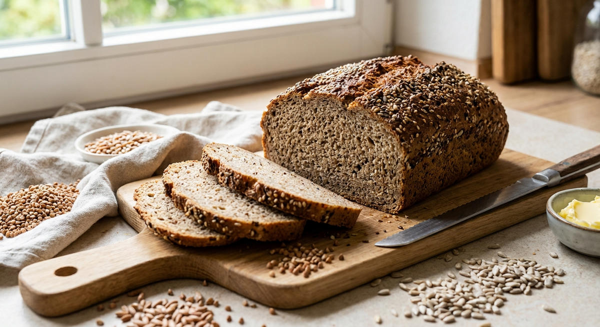 Dinkel-Buchweizen-Brot