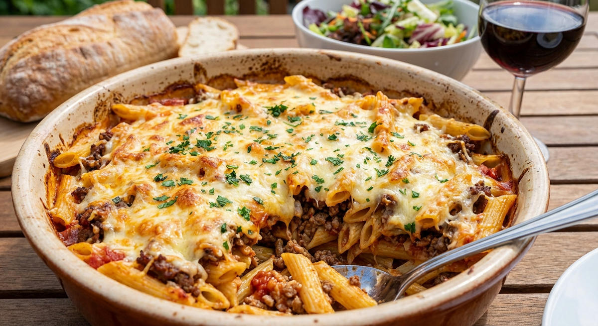 Nudel-Hackfleisch-Auflauf