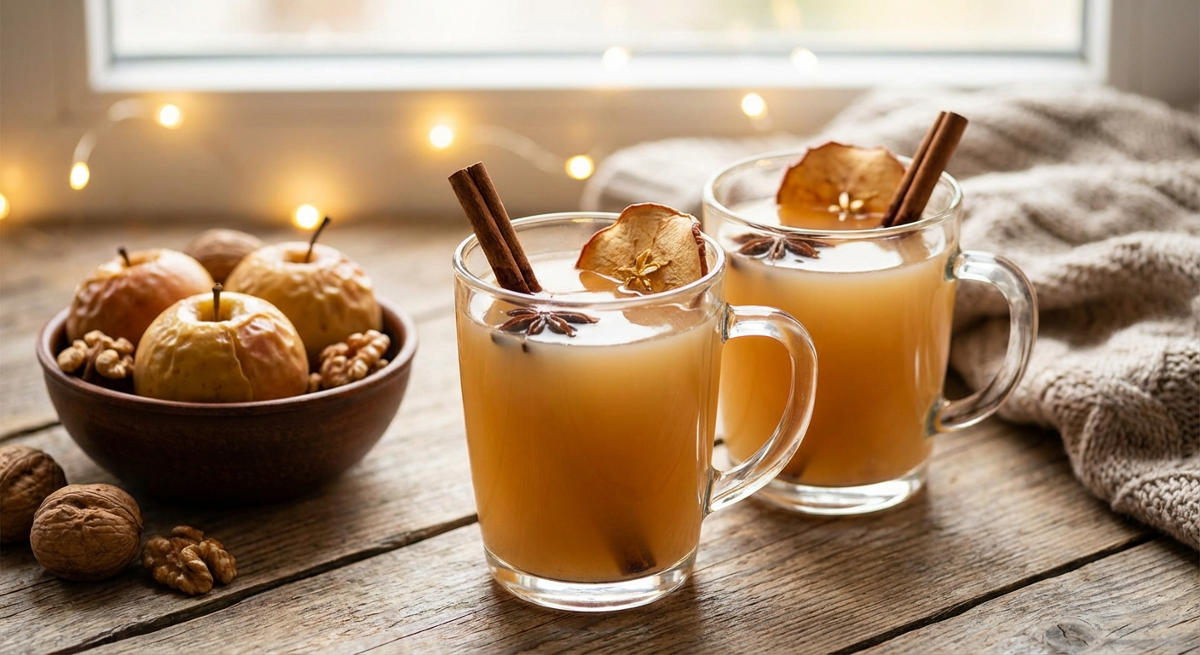 Bratapfelpunsch ohne Zucker