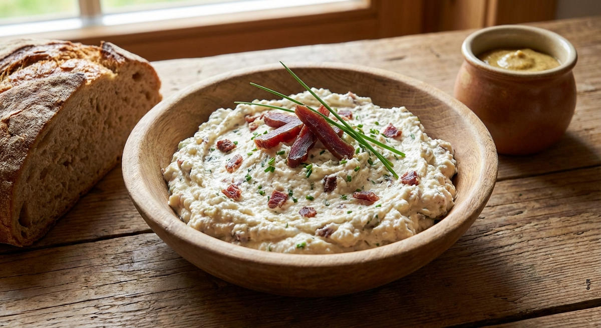 Mostbröckli-Frischkäse-Aufstrich