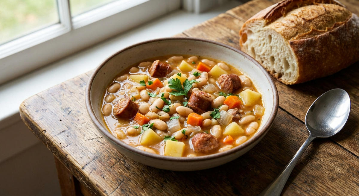 Weiße-Bohnen-Eintopf