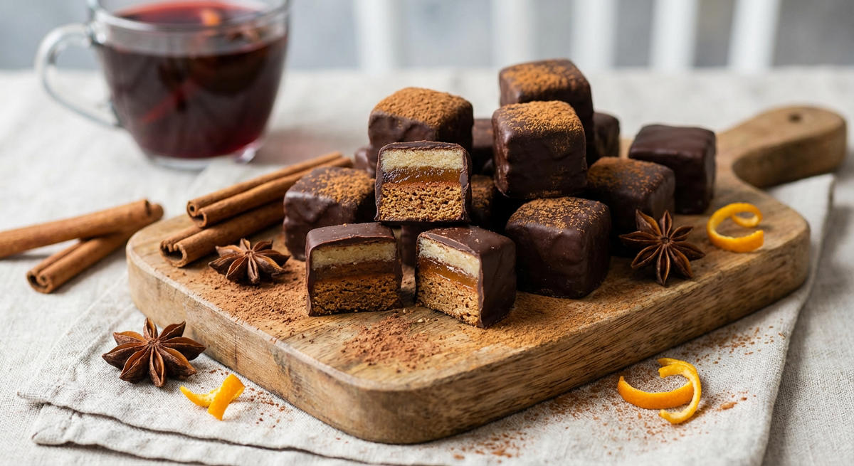 Zimtige Dominosteine