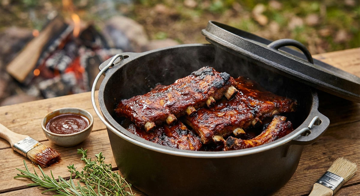 Spare Ribs aus dem Dutch Oven