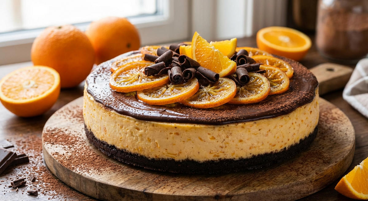 Schoko-Orangen-Cheesecake