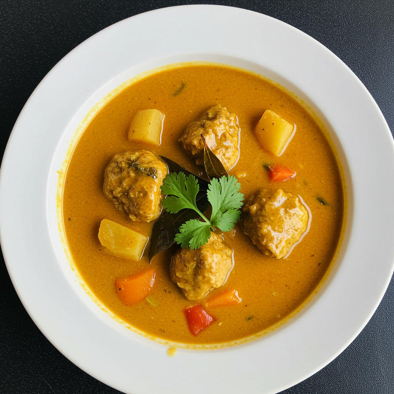 Indische Curry-Suppe