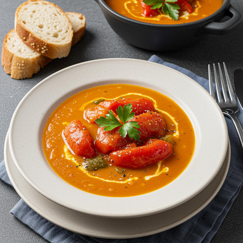 Sopa de pimiento