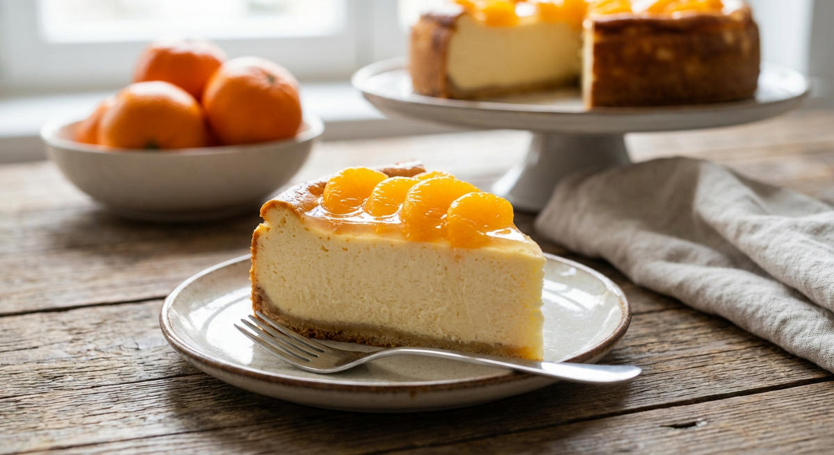 Faule-Weiber-Kuchen mit Mandarinen