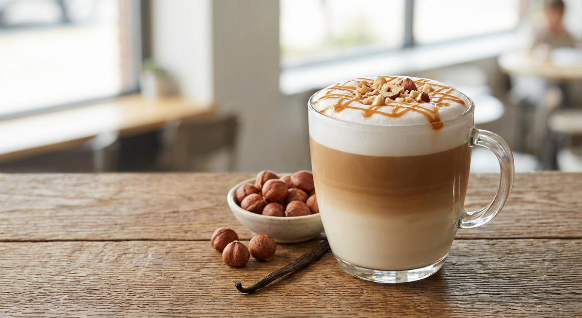 Vanille-Haselnuss-Latte wie bei Starbucks