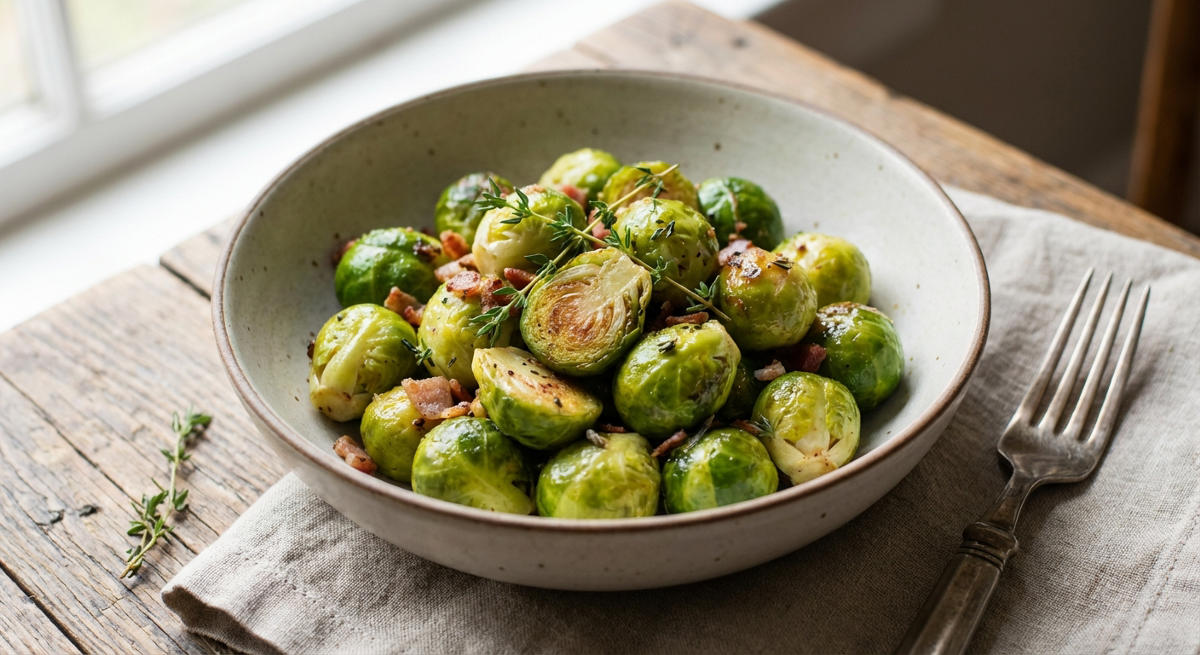 Gedünsteter Rosenkohl