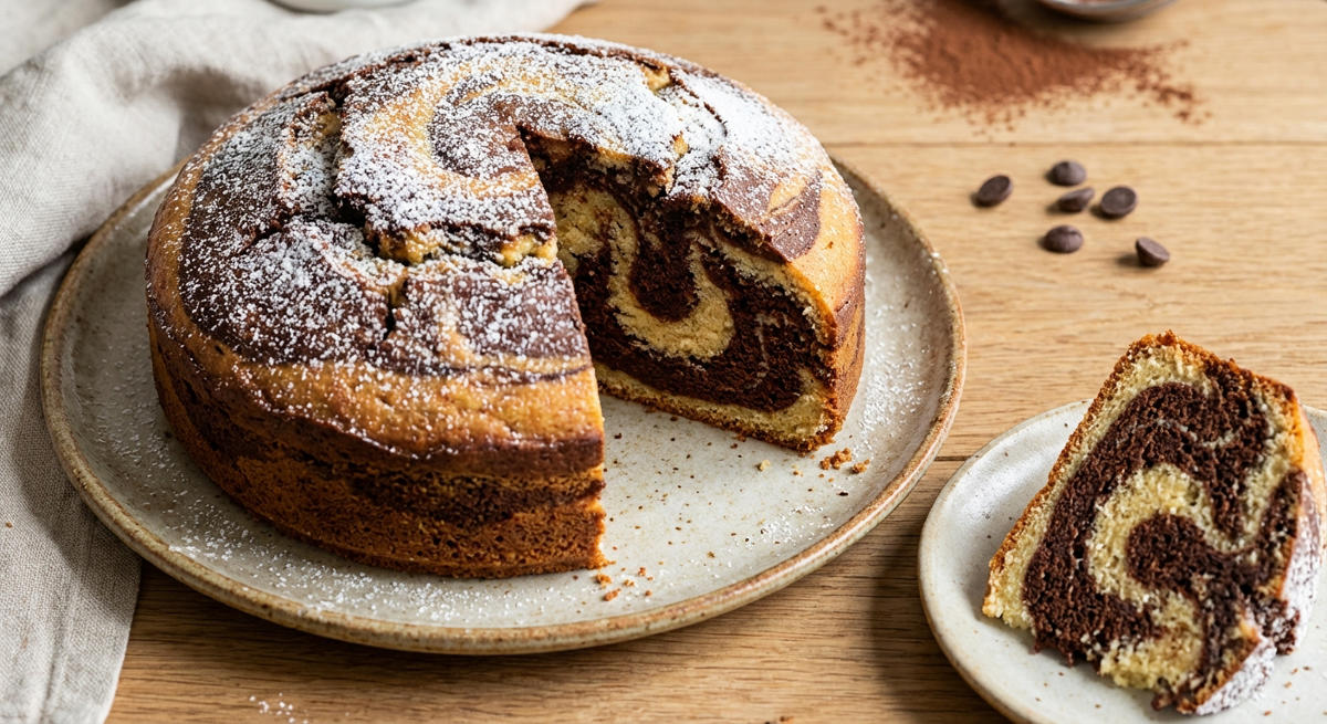 Veganer Marmorkuchen