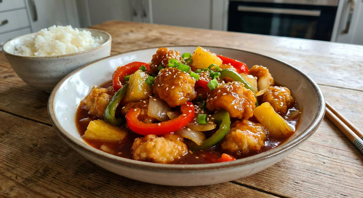 Süß-saures Hähnchen in Cola-Soße